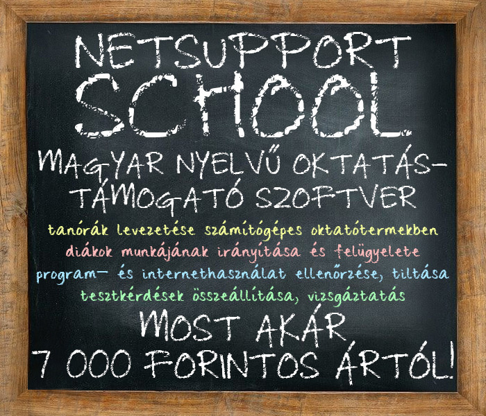 NetSupport School - most akár 7 000 forintos ártól!